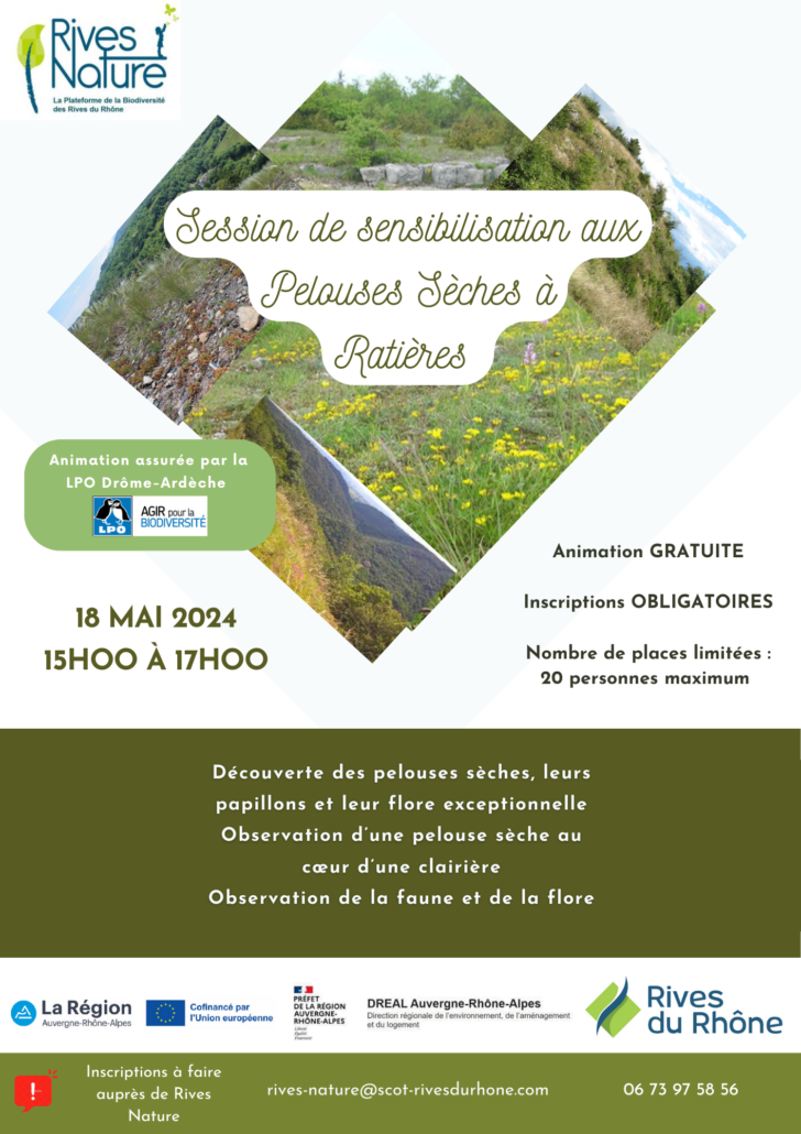 Affiche Pelouses Sèches Ratières